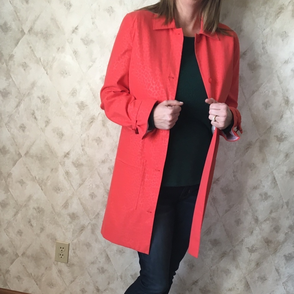 JH Collections Coral Cheetah Spring/Fall Coat